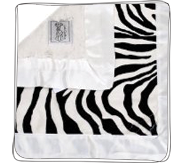 safrai zebra luxe blanky