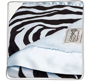 safari zebra luxe blanket